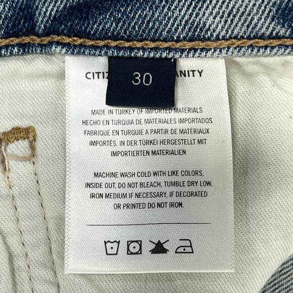 Citizens of Humanity Marlee Relaxed Taper Jeans Sz 30" Freeport Light Wash NEW! - Picture 8 of 14